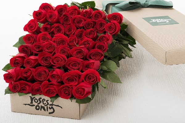 سفارش باکس گل رز قرمز