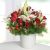 خرید آنلاین گلدان رز و لیلیوم عاشقانه به اسپانیا