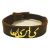خرید آنلاین دستبند چرم و حروف طلائی اسم | گل بازار