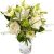 ارسال دسته گل لذت سفید به سوئد | گل بازار