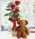 خرید انلاین هدیه عروسک و گل رز ارسال به امارات