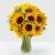 ارسال دسته گل آفتاب تابستان به آمریکا | گل بازار