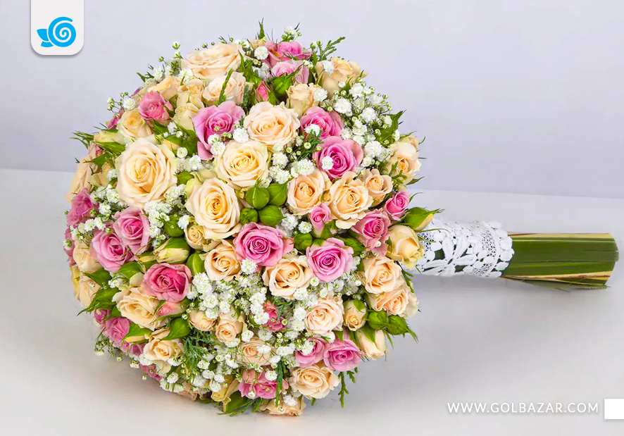 گل رز مینیاتوری دسته گل عقد