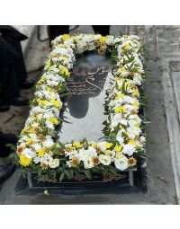 Headstone Floral Arrangement