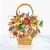 Colorful Florist Offer Flower Basket