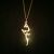 Gold Stamp Name Necklace to Canada and USA 