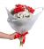 White Daisy and Red Gerbera Bouquet (Turkey)