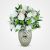 Kara Roses and Gypsophila Vase