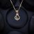 Pomegranate Love Gold Necklace