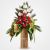NimTaj Roses and Anthuriums Basket