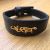 Send Black Leather Bracelet and Gold Name Gift to Iran
