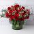 Radesh Red Roses Flower Vase 