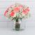 Saba Roses and Gypsophilas Flower Vase