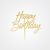 Happy Birthday Topper 