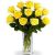 Long Stemmed Yellow Roses